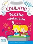Edulatki. Teczka edukacyjna 5-latka. Autor: Opracowanie zbiorowe. Dadada.pl Okładka książki Edulatki. Teczka edukacyjna 5-latka