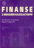 Finanse z arkuszem kalkulacyjnym. Autor: Cegłowski Bartłomiej, Podgórski Błażej. Dadada.pl Okładka książki Finanse z arkuszem kalkulacyjnym