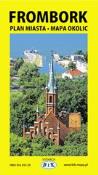 Okładka książki Frombork - Plan Miasta z Mapą Okolic