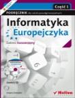 Okładka książki Informatyka Europejczyka LO 1-3 cz.1 ZR Helion