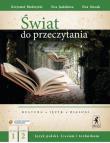J.Polski LO Świat do przeczytania 1/2 w.2013 NPP. Autor: Krzysztof Biedrzycki, Ewa Jaskółowa, Ewa Nowak. Dadada.pl Okładka książki J.Polski LO Świat do przeczytania 1/2 w.2013 NPP