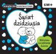 Książeczki kontrastowe. Świat dzidziusia. Autor: Krystyna Bárdos. Dadada.pl Okładka książki Książeczki kontrastowe. Świat dzidziusia