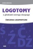 Okładka książki LOGOTOMY z głoskami szeregu ciszącego ś, ź, ć, dź. Ćwiczenia logopedyczne