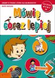 Mówię coraz lepiej Zabawy w trudne literki 4-5 lat. Autor: Kwiczak Beata. Dadada.pl Okładka książki Mówię coraz lepiej Zabawy w trudne literki 4-5 lat