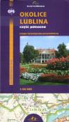 Okładka książki Okolice Lublina część północna Mapa turystyczno-przyrodnicza