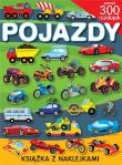 Pojazdy Ponad 300 naklejek. Autor: May Klaudia. Dadada.pl Okładka książki Pojazdy Ponad 300 naklejek