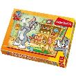 Okładka książki Puzzle 24 maxi Tom i Jerry Portret Toma TREFL
