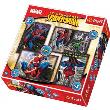 Okładka książki Puzzle 4w1 Spiderman TREFL