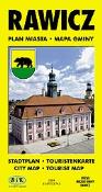 Okładka książki Rawicz - Plan Miasta i Mapą Gminy