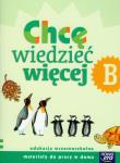 Szkoła na miarę Chcę wiedzieć więcej B NE. Autor: Elżbieta Waszkiewicz, Katarzyna Skoczylas. Dadada.pl Okładka książki Szkoła na miarę Chcę wiedzieć więcej B NE