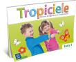 Tropiciele Roczne przyg. prz. Karty pracy. Część 3. Autor: Beata Gawrońska, Emilia Raczek. Dadada.pl Okładka książki Tropiciele Roczne przyg. prz. Karty pracy. Część 3