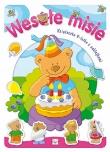 Okładka książki Wesołe misie. Książeczka 2- latka z naklejkami