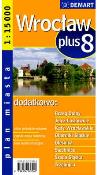 Okładka książki Wrocław +8. Plan miasta