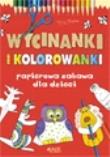 Wycinanki i kolorowanki. Papierowa zabawa dla dzieci. Autor: Tony Payene. Dadada.pl Okładka książki Wycinanki i kolorowanki. Papierowa zabawa dla dzieci