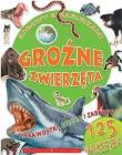 Okładka książki Zabawy z naklejkami. Groźne zwierzęta