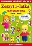Okładka książki Zeszyt 5-latka. Basia i Julek. Matematyka