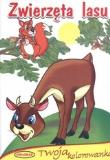 Okładka książki Zwierzęta lasu. Kolorowanka