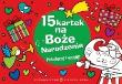 Okładka książki 15 kartek na Boże Narodzenie. Pokoloruj i wyślij