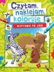Okładka książki Czytam, naklejam, koloruję. Wyprawa do zoo