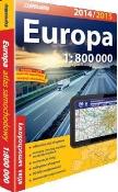 Okładka książki Europa atlas samochodowy 1:800 000