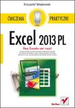 Excel 2013 PL. Ćwiczenia praktyczne. Autor: Masłowski Krzysztof. Dadada.pl Okładka książki Excel 2013 PL. Ćwiczenia praktyczne