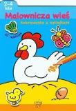 Okładka książki Kolorowanka z naklejkami - Malownicza wieś