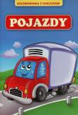 Kolorowanka z naklejkami. Pojazdy Damidos. Autor:   Praca zbiorowa. Dadada.pl Okładka książki Kolorowanka z naklejkami. Pojazdy Damidos