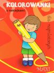Okładka książki Kolorowanki dla najmłodszych z naklejkami - MAXI 5