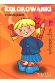 Kolorowanki dla najmłodszych z naklejkami MAXI. Autor: praca zbiorowa. Dadada.pl Okładka książki Kolorowanki dla najmłodszych z naklejkami MAXI