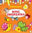 Kolorowanki z naklejkami. Małe zwierzątka. Autor: Wydawnictwo Wilga. Dadada.pl Okładka książki Kolorowanki z naklejkami. Małe zwierzątka