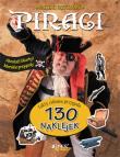 Naklejki przygodowe. Piraci. Autor: Saponaro Luca, Valenti Viviana. Dadada.pl Okładka książki Naklejki przygodowe. Piraci