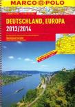 Okładka książki Niemcy atlas 20013/2014 1:300 000 + Europa Marco Polo