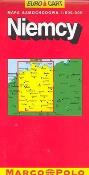 Niemcy. Mapa samochodowa. Autor: praca zbiorowa. Dadada.pl Okładka książki Niemcy. Mapa samochodowa