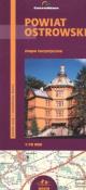 Okładka książki Powiat Ostrowski Mapa turystyczna