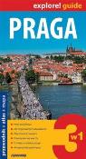 Okładka książki Praga 3w1 przewodnik + atlas + mapa laminowana