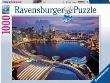 Okładka książki Puzzle 1000 Singapur na tle nieba