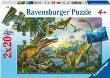 Okładka książki Puzzle 2X20 Prehistoryczne potwory