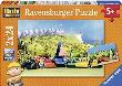 Okładka książki Puzzle 2X24 Bob budowniczy. W drogę z Bobem