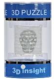Okładka książki Puzzle 3D Czaszka srebna