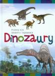 Sekrety i tajemnice. Dinozaury. Autor: Iwona Baturo. Dadada.pl Okładka książki Sekrety i tajemnice. Dinozaury