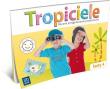Tropiciele Roczne przyg. prz. Karty pracy. Część 4. Autor: Beata Gawrońska, Emilia Raczek. Dadada.pl Okładka książki Tropiciele Roczne przyg. prz. Karty pracy. Część 4