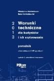Okładka książki Warunki techniczne 2013 dla budynków i ich usytuowania