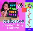 Zabawa punktem, linią i kolorem. Autor: Jordina Ros, Estadella Pere. Dadada.pl Okładka książki Zabawa punktem, linią i kolorem