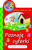 Zmywalna książeczka Mali geniusze. Poznaję cyferki. Autor: Anna Wiśniewska (red.). Dadada.pl Okładka książki Zmywalna książeczka Mali geniusze. Poznaję cyferki