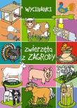 Zwierzęta z zagrody. Wycinanki. Autor: Kiercz Joanna. Dadada.pl Okładka książki Zwierzęta z zagrody. Wycinanki