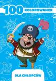 Okładka książki 100 kolorowanek dla chłopców