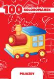 Okładka książki 100 kolorowanek pojazdy