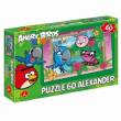 Okładka książki Angry Birds Rio. Puzzle 60 - Jak z obrazka ALEX