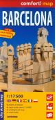 Opakowanie Barcelona laminowany plan miasta 1:17 500