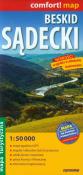 Opakowanie Beskid Sądecki laminiowana mapa turystyczna 1:50 000